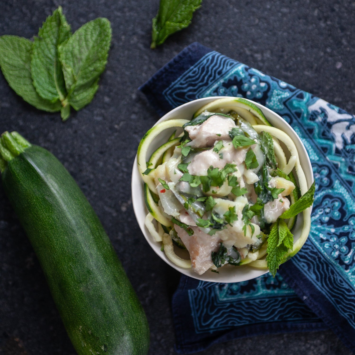 Frozen - Pulled Chicken w/Mixed Veggies &amp; Cashew Sauce