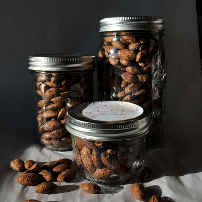 Gingerbread Glazed Almonds